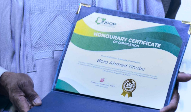 CELEBRATING EXCELLENCE! Nigerian Procurement Certification Programme Testimonial